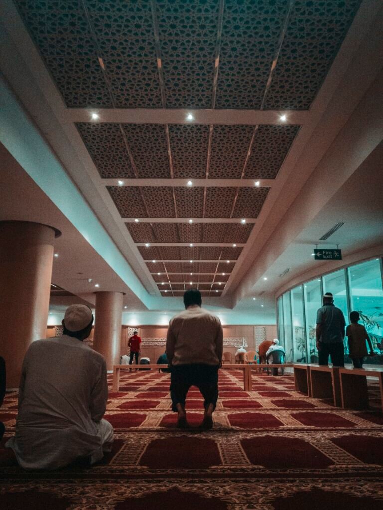 Man Sitting on Floor Inside Room